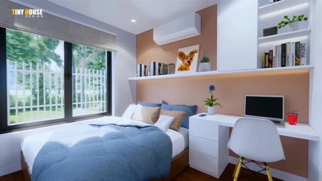 Denah Rumah Mungil 5m x 7,5m