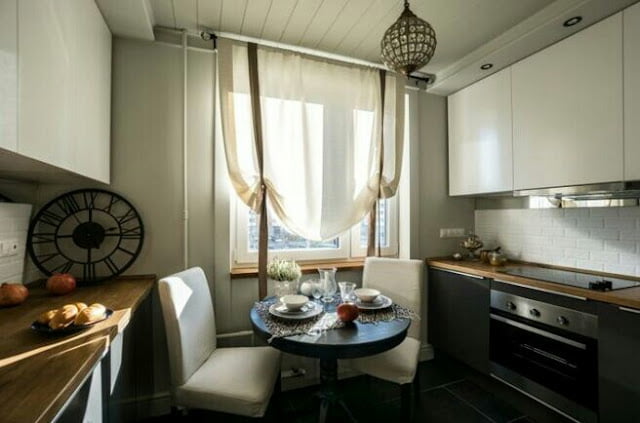 Interior design of a small kitchen Interior design of a small kitchen