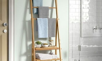 Wooden Towel Ladders For Bathrooms Ideas