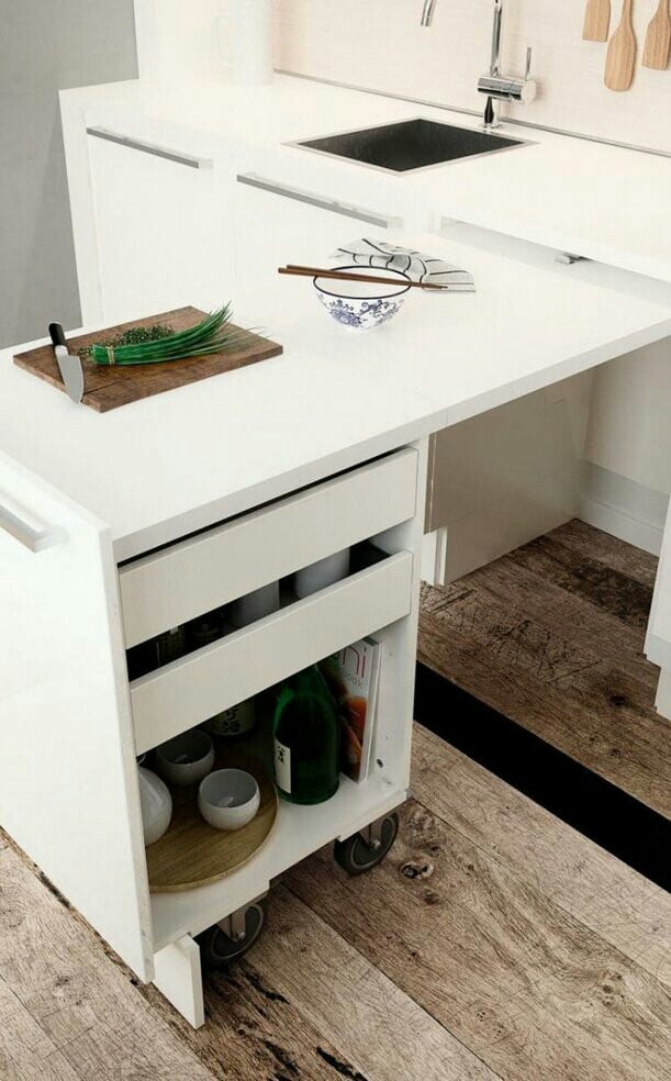 Interior design of a small kitchen Interior design of a small kitchen
