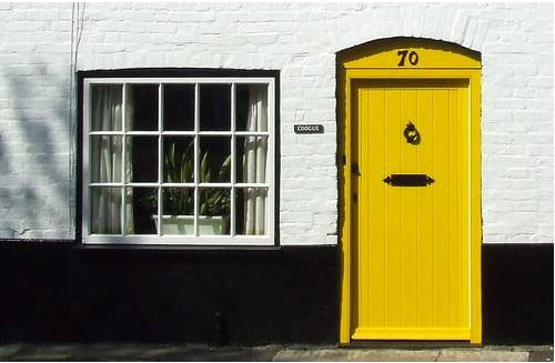 yellow home decor accessories