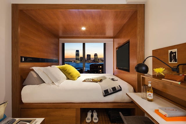 korean style 3×3 hotel room design