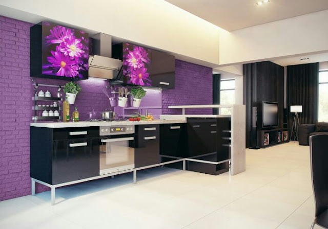 purple kitchen designs purple kitchen designs