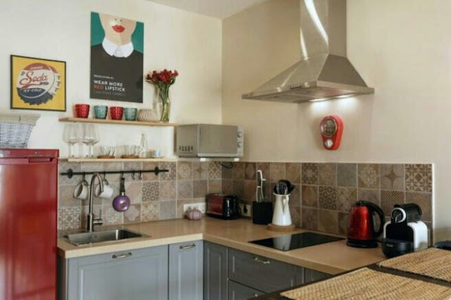 Interior design of a small kitchen Interior design of a small kitchen