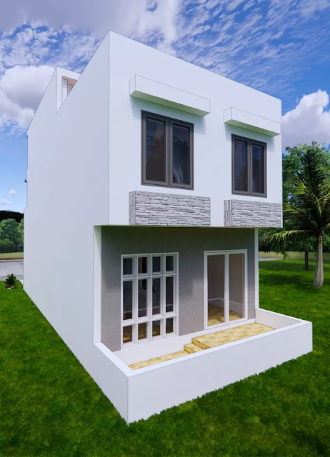 6x12 Meter 5 Bedroom House Plan