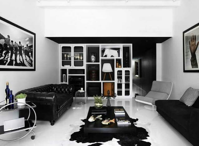 living room decorating ideas with black leather furniture