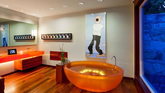 bold brights color for bathroom bold brights color for bathroom