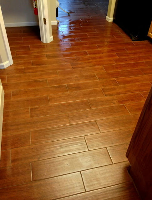 Wood house flooring