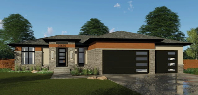 Modern One Story House Floor Plans