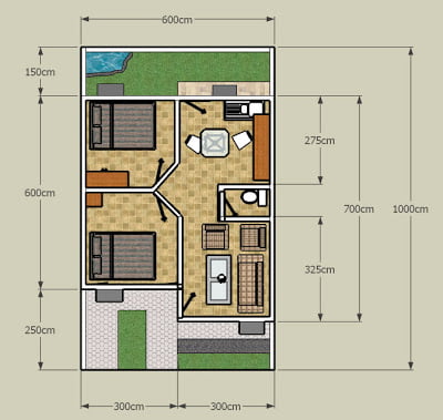 small 2 bedroom house plans and designs