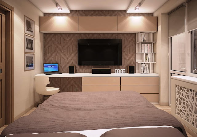 mounted tv ideas bedroom