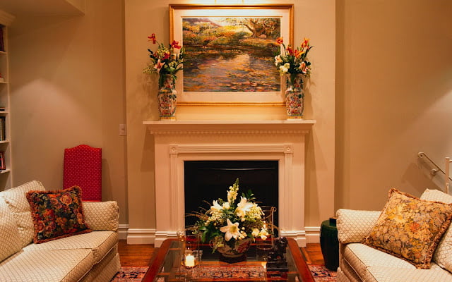 living room decor ideas with fireplace
