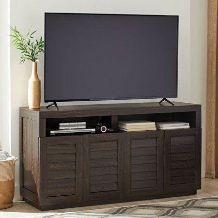 Minimalist TV Table Closed Cabinet