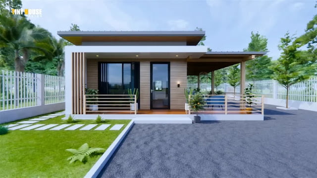 Denah Rumah Mungil 5m x 7,5m