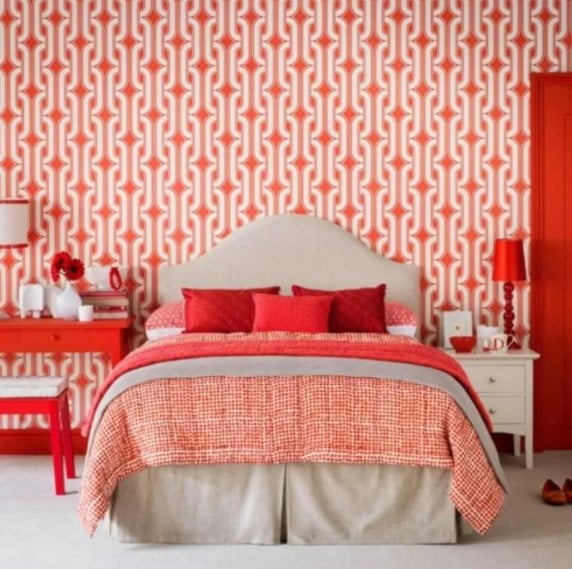 red two colour combination for bedroom walls red two colour combination for bedroom walls