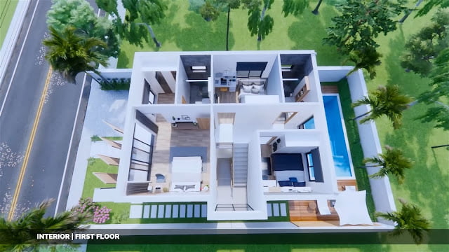 Desain Rumah 7×9 M 4 Kamar Tidur Desain Rumah 7×9 M 4 Kamar Tidur