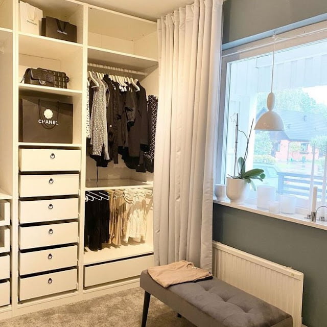 simple organizing bedroom closet design ideas