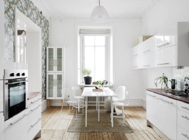 scandinavian minimalist dining room