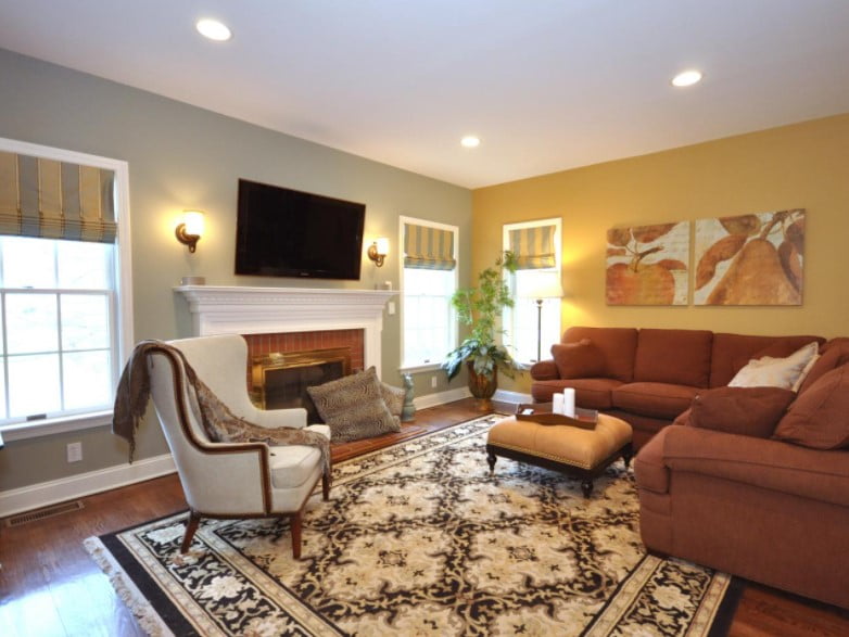 two colour combination for living room with brown furniture two colour combination for living room with brown furniture