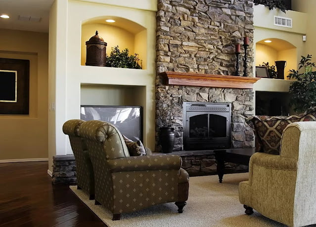 living room decor ideas with fireplace