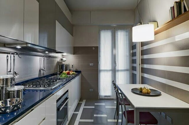 Interior design of a small kitchen Interior design of a small kitchen