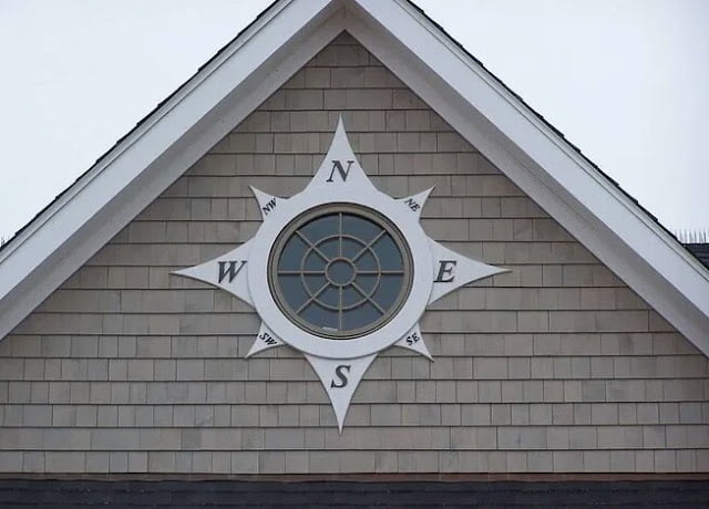 Correct layout of the building in the direction of the wind