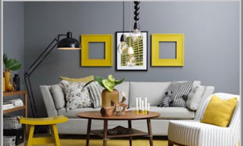 5 Accent Colors for Gray Living Room