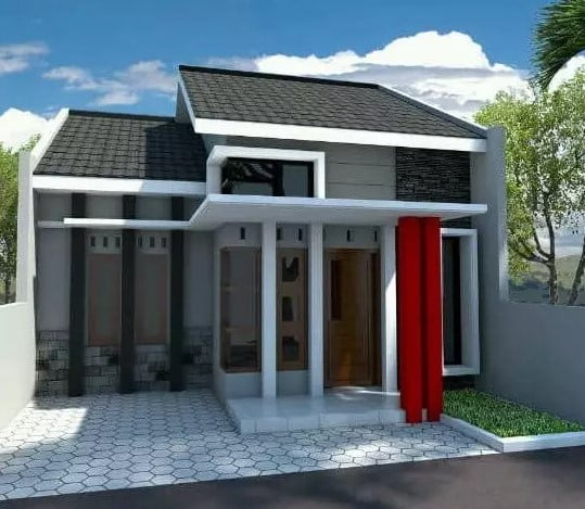 simple modern one story house
