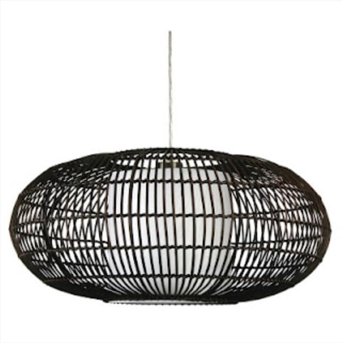 small wicker lamp shades