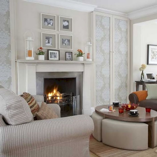 living room decor ideas with fireplace