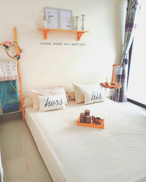 hiasan bilik tidur simple dan murah