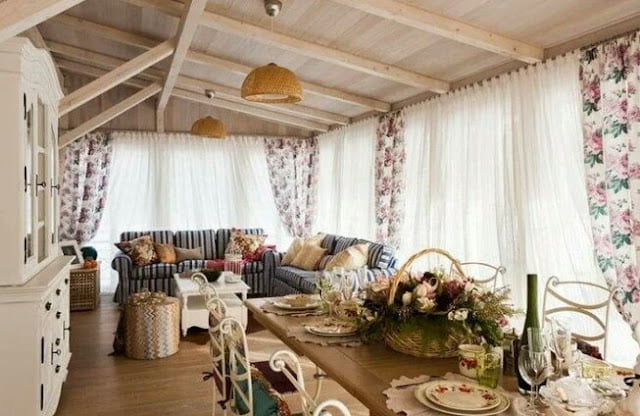 Provence style curtains Provence style curtains