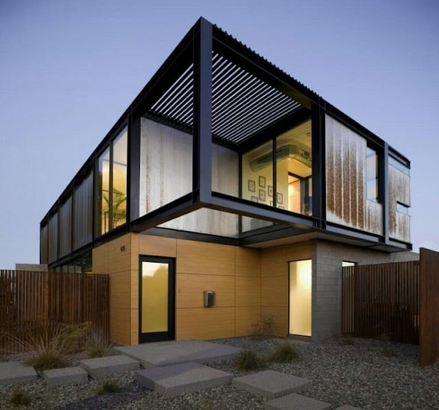 2-storey Industrial Style House Design