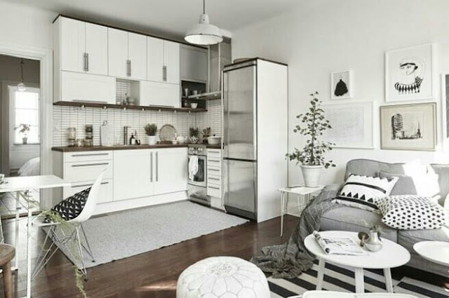 Interior design of a small kitchen Interior design of a small kitchen
