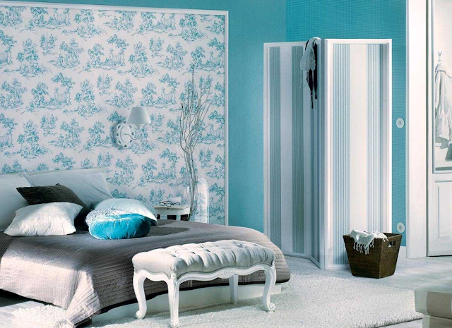 two colour combination for bedroom walls
