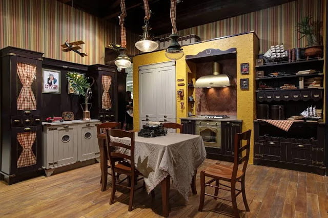 modern rustic kitchen cabinets