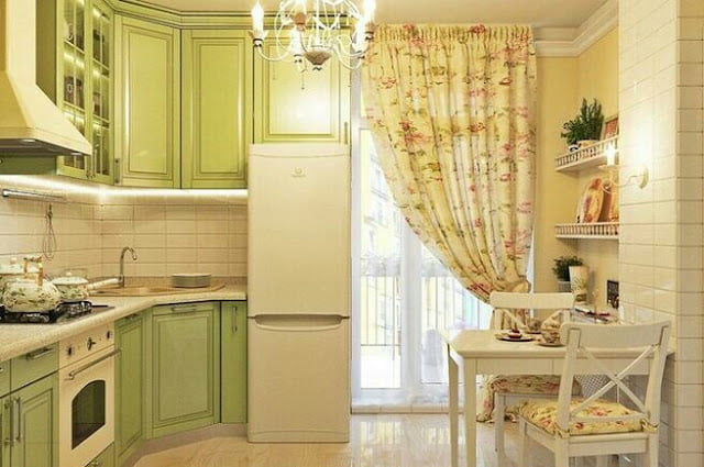 Interior design of a small kitchen Interior design of a small kitchen