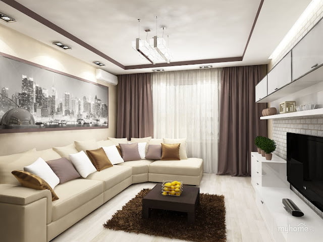 cream and brown living room ideas
