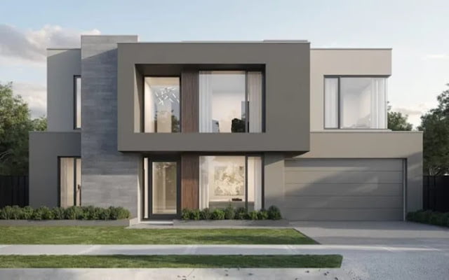 modern grey house exterior color scheme
