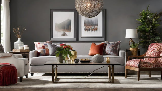 living room decor ideas grey couch