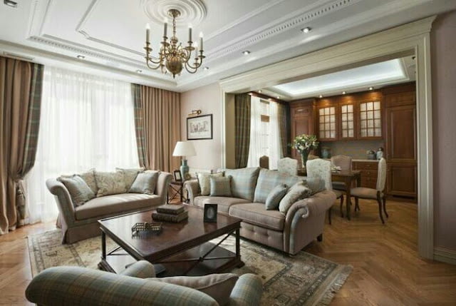 Living room in classic style
