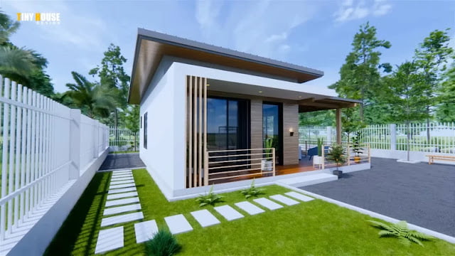 Denah Rumah Mungil 5m x 7,5m