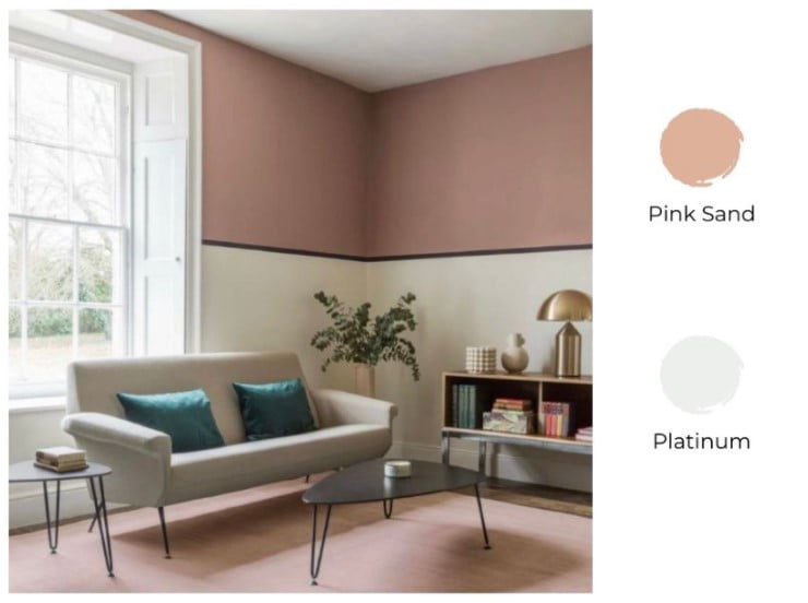 modern two colour combination for living room walls modern two colour combination for living room walls
