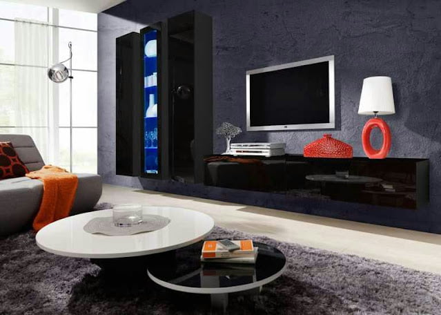 living room decorating ideas with black leather furniture