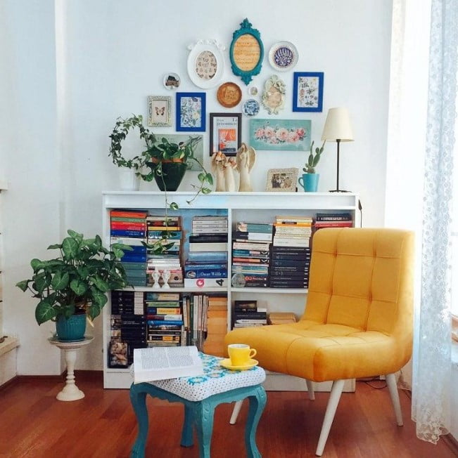 yellow home decor accessories