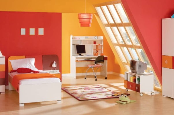 orange two colour combination for bedroom walls orange two colour combination for bedroom walls