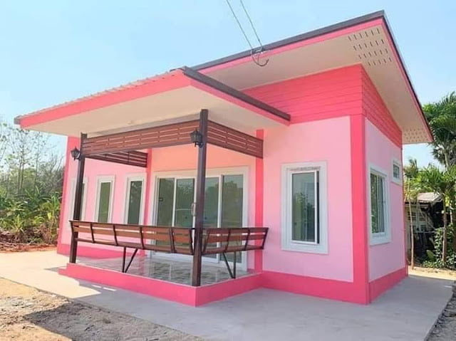 natural low budget simple house design