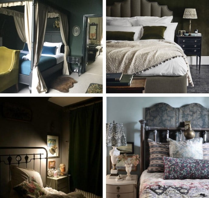 retro vintage aesthetic bedroom decor