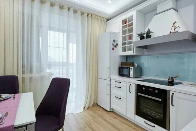 Interior design of a small kitchen Interior design of a small kitchen