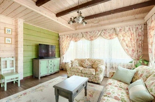 Provence style curtains for the living room Provence style curtains for the living room